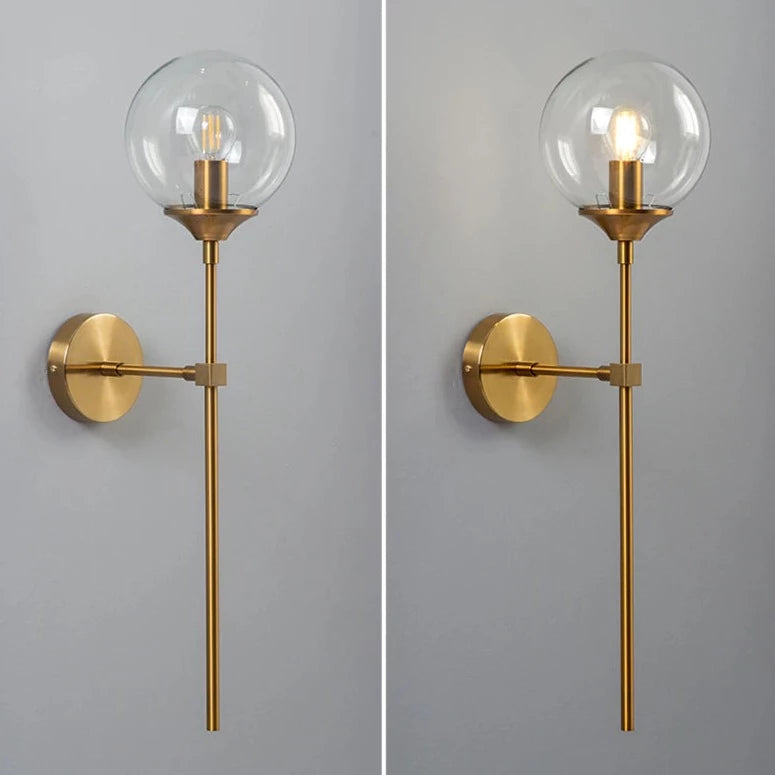 Ambient Brass Wall Sconce 8