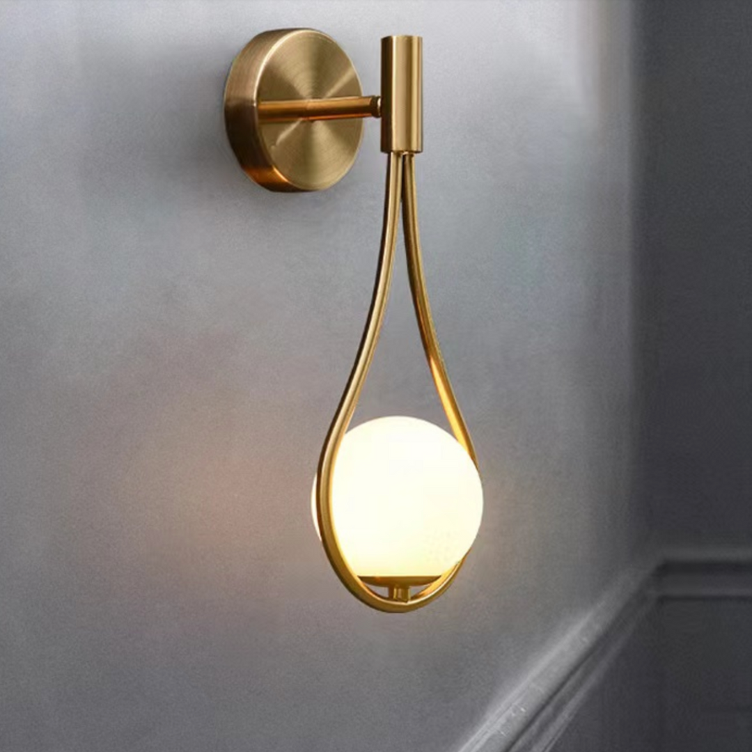 Ambient Brass Wall Sconce 8