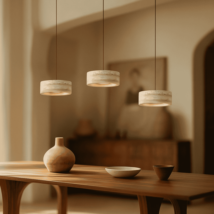 Ambient Travertine Pendant Light 0