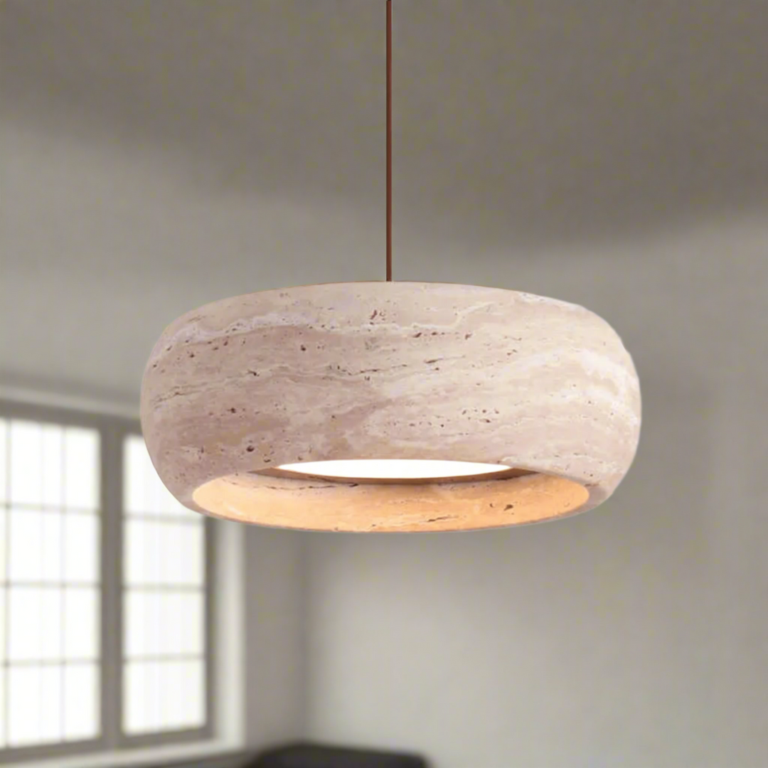 Ambient Travertine Pendant Light 5
