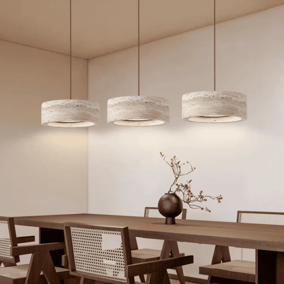 Ambient Travertine Pendant Light 7