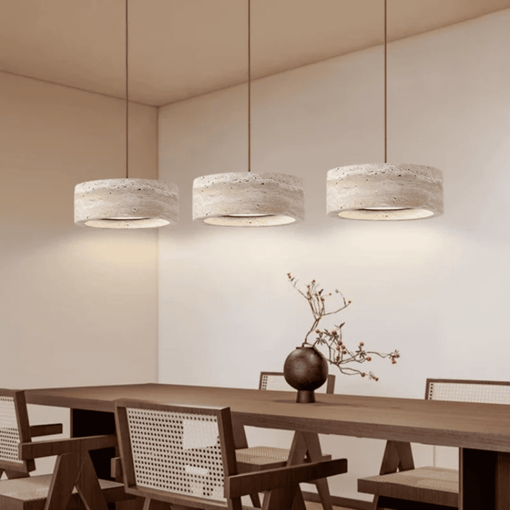 Ambient Travertine Pendant Light 7