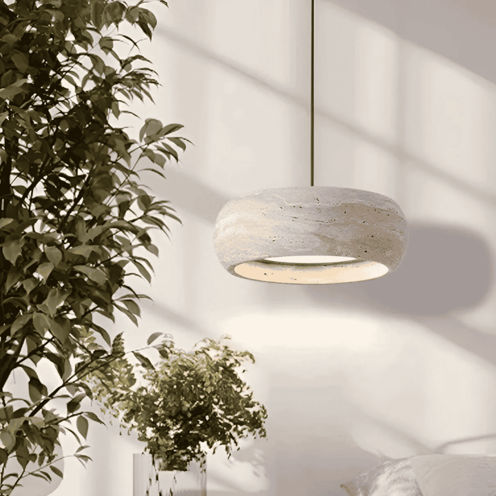 Ambient Travertine Pendant Light 8
