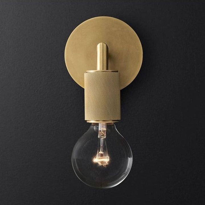 Art Deco Brass Wall Sconce 0