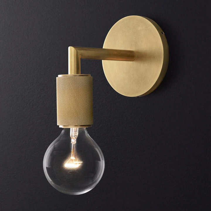 Art Deco Brass Wall Sconce 4