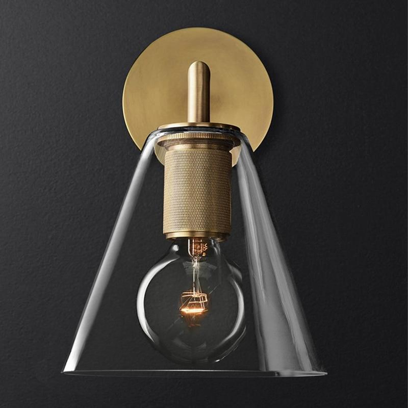 Art Deco Brass Wall Sconce 9
