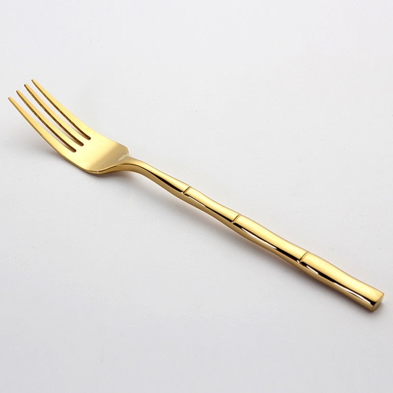Artisan Bamboo Stainless Steel Cutlery Set 7