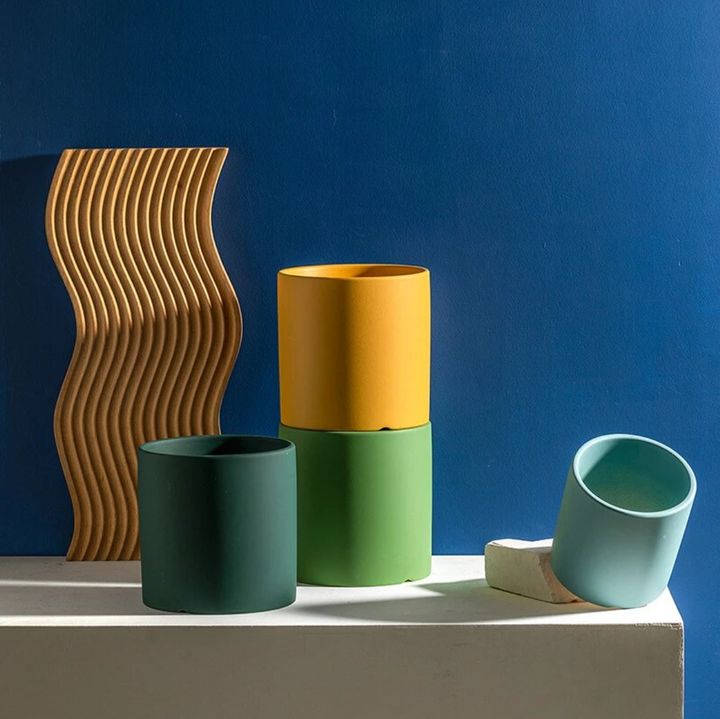 Artisan Ceramic Planter Set 1