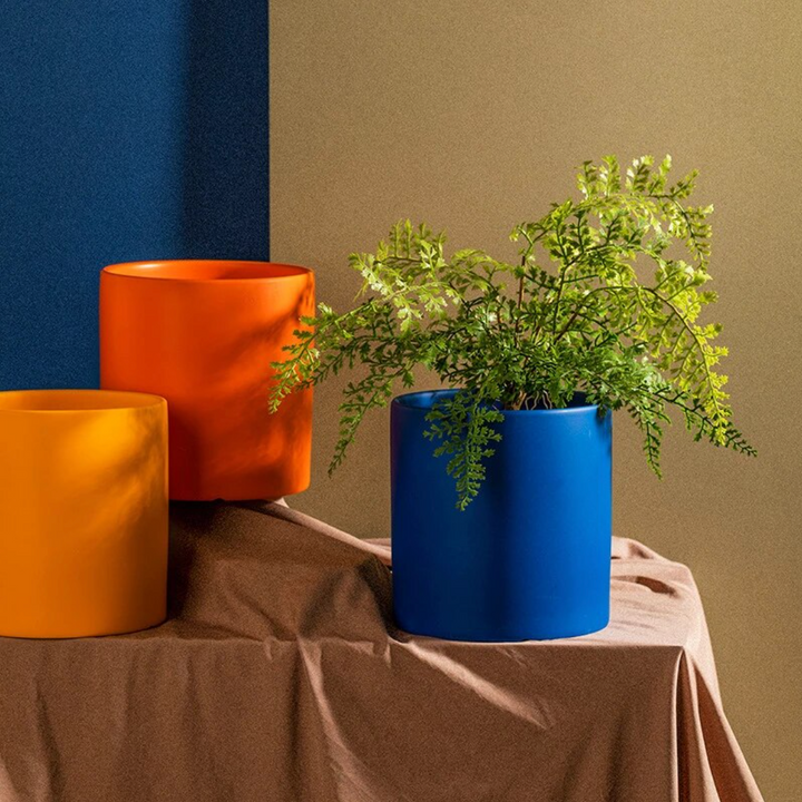 Artisan Ceramic Planter Set 7
