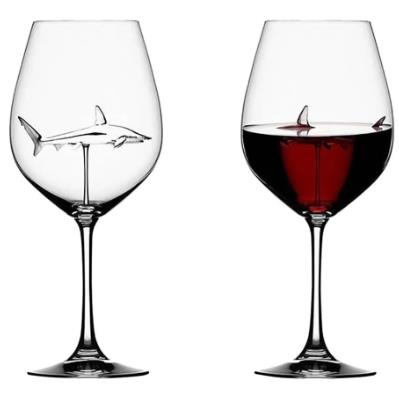 Artisan Crystal Shark Glass 1