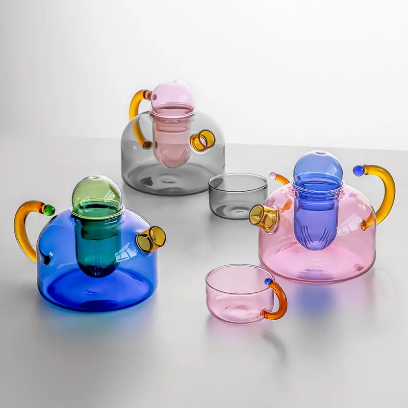 Artisan Glass Teapot Set 1