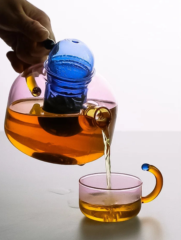 Artisan Glass Teapot Set 5