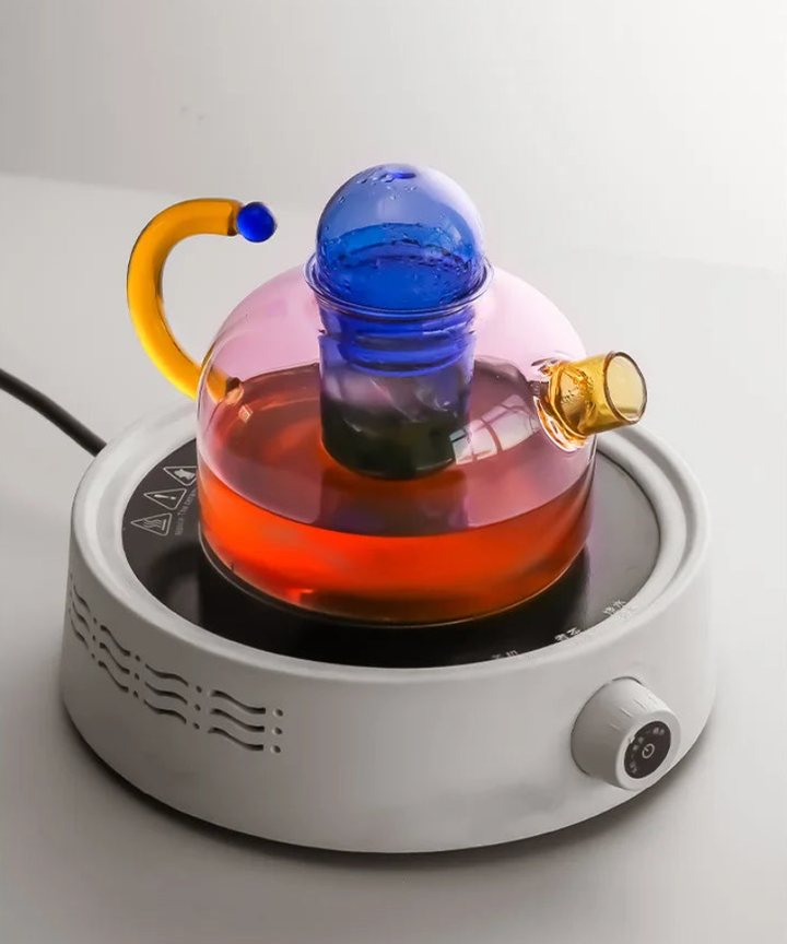 Artisan Glass Teapot Set 6