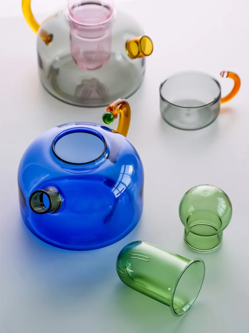 Artisan Glass Teapot Set 7