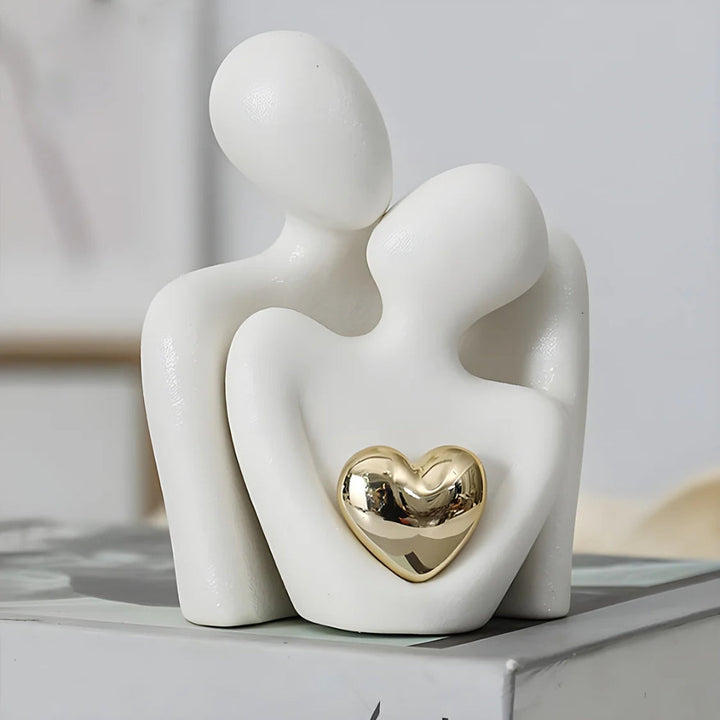 Artisan Resin Couple Sculpture 0