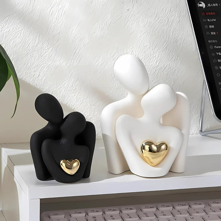 Artisan Resin Couple Sculpture 3