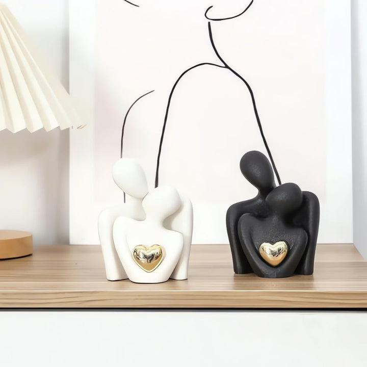 Artisan Resin Couple Sculpture 4