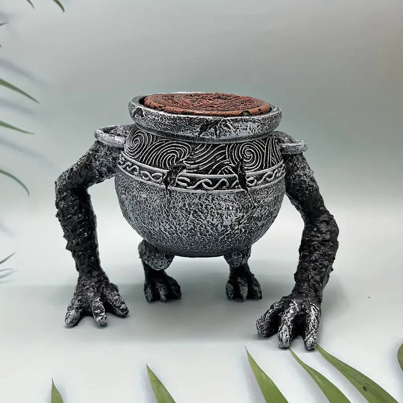 Artisan Resin Flower Pot 0