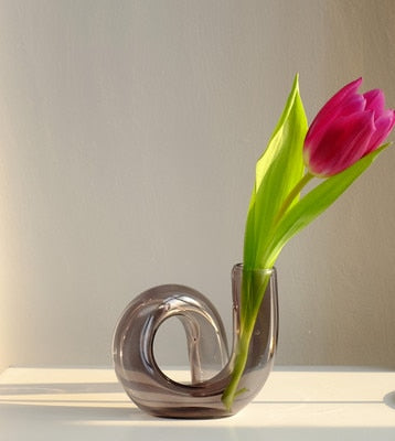Artisan Tinted Glass Vase 9