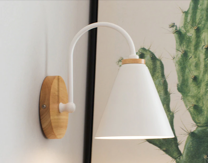 Artisan Wood and Metal Wall Sconce 4