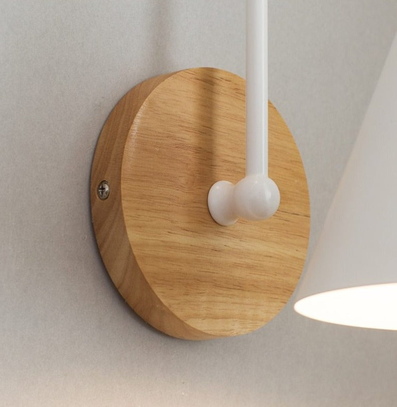 Artisan Wood and Metal Wall Sconce 5