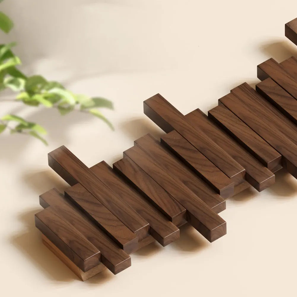 Artisan Wooden Coat Rack Wall 4