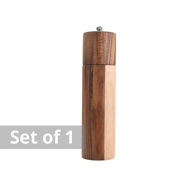 Artisan Wooden Salt And Pepper Grinders 0