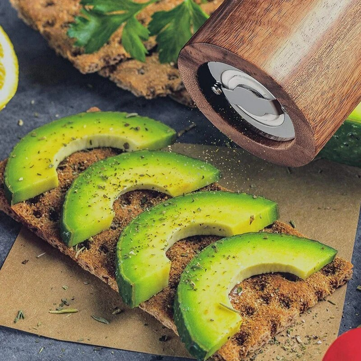 Artisan Wooden Salt And Pepper Grinders 4