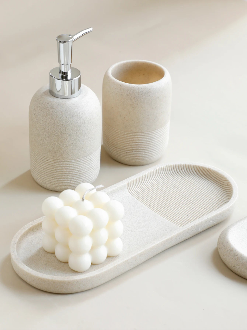 Calming Stone Bathroom Set 3