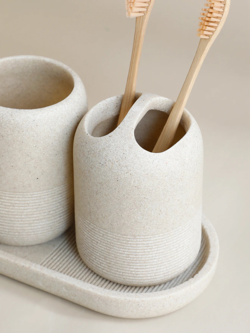Calming Stone Bathroom Set 4