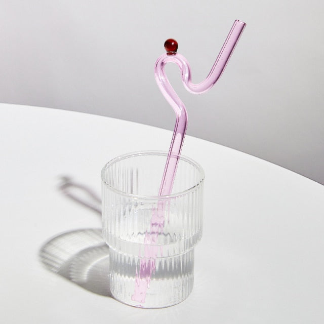 Charming Borosilicate Glass Straws 6