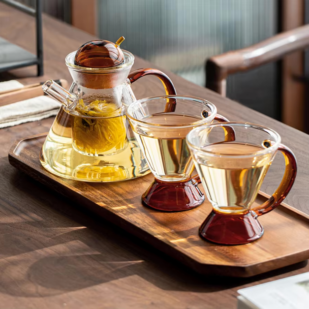 Charming Borosilicate Tea Set 1