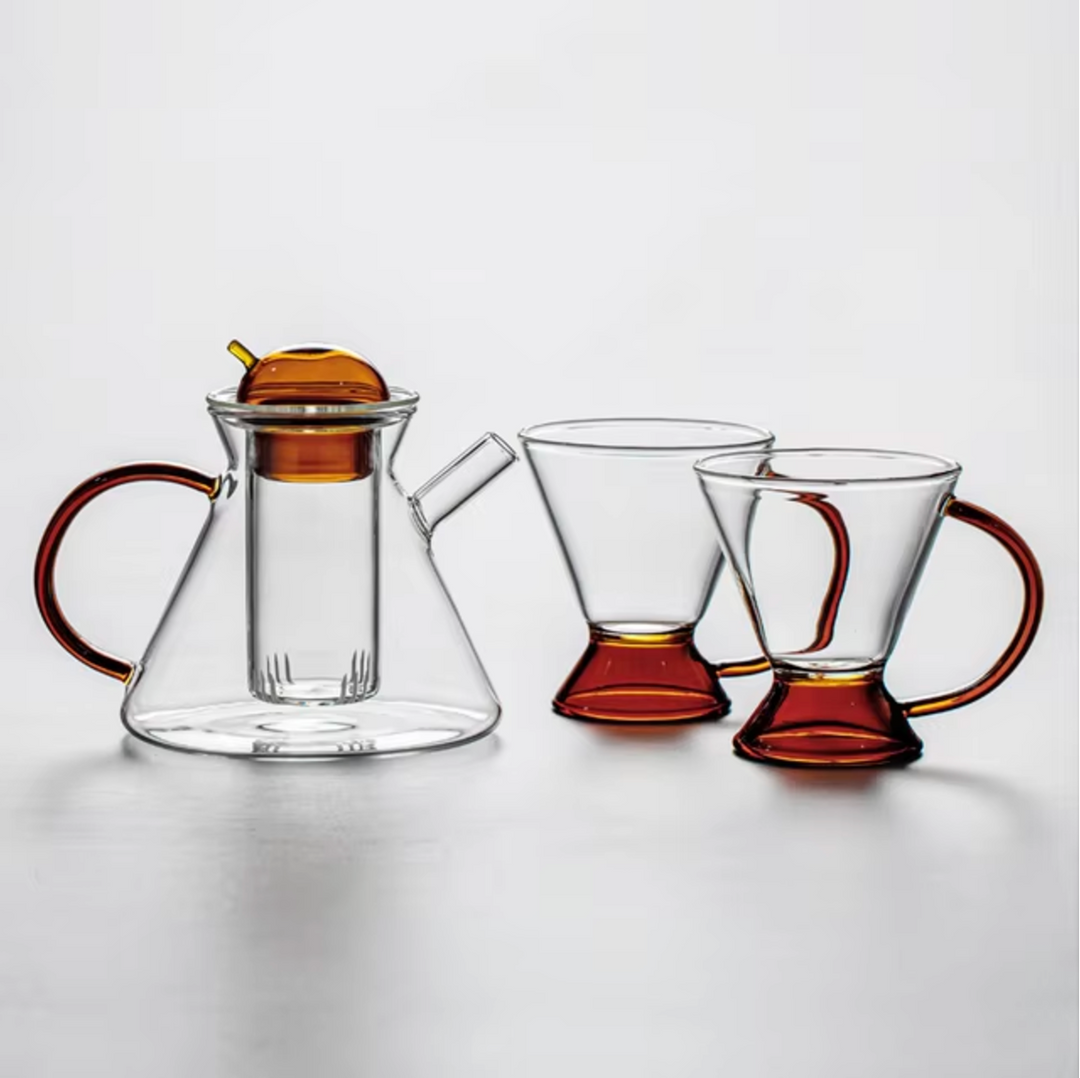 Charming Borosilicate Tea Set 2