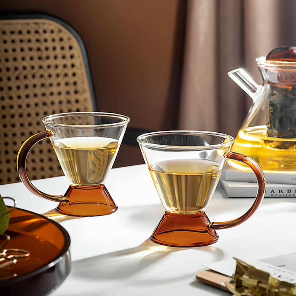 Charming Borosilicate Tea Set 5