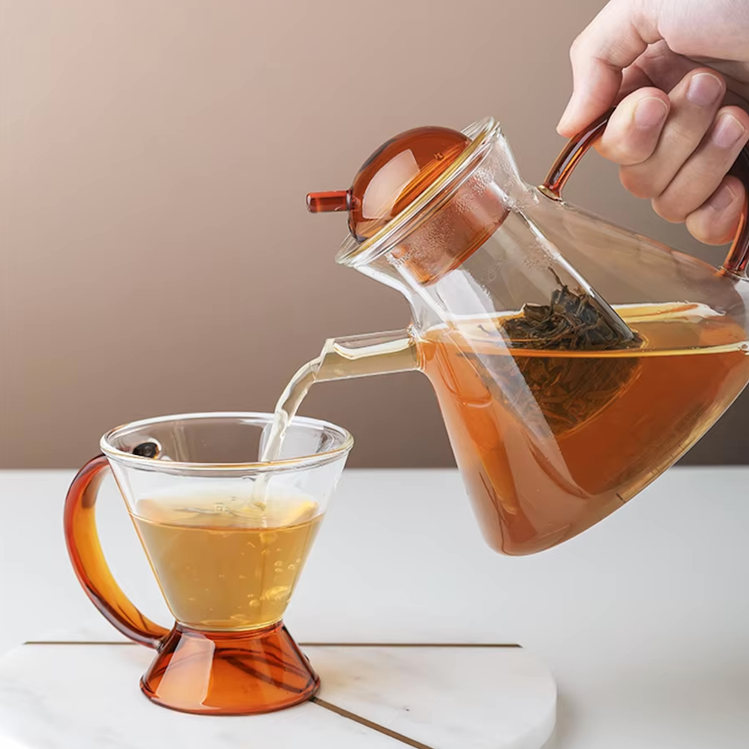 Charming Borosilicate Tea Set 7