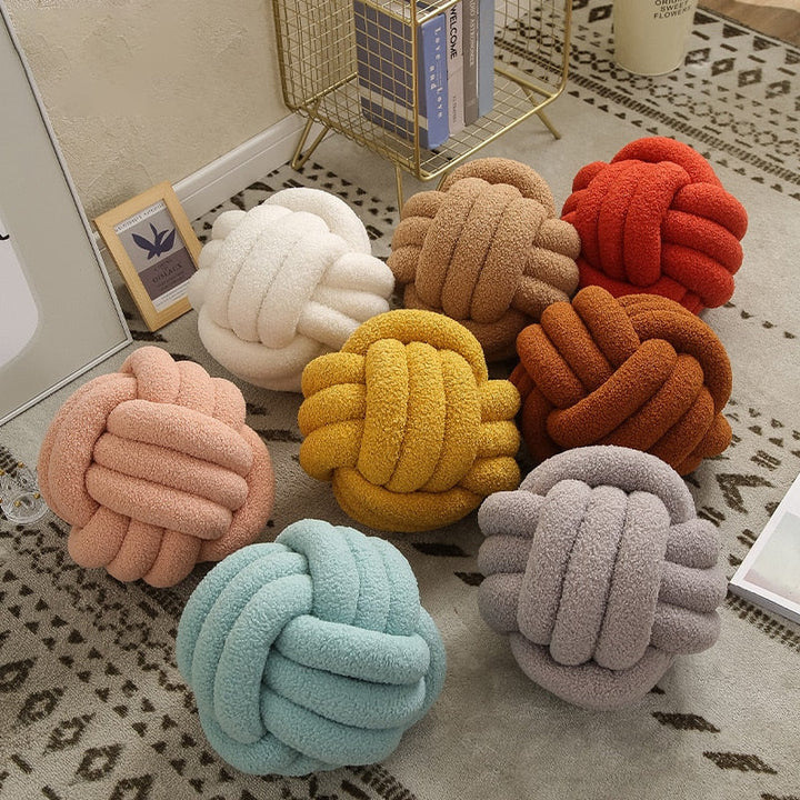 Charming Cotton Knot Pillow 2