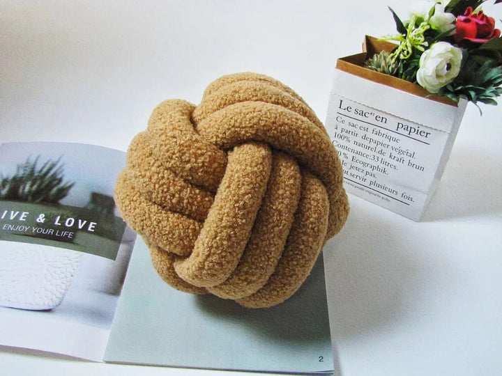 Charming Cotton Knot Pillow 4