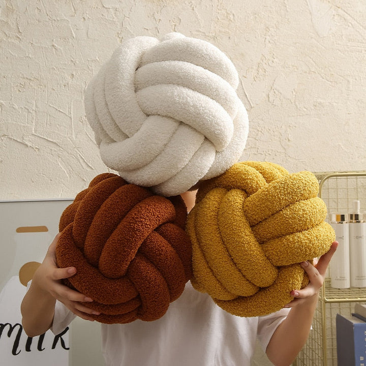 Charming Cotton Knot Pillow 6