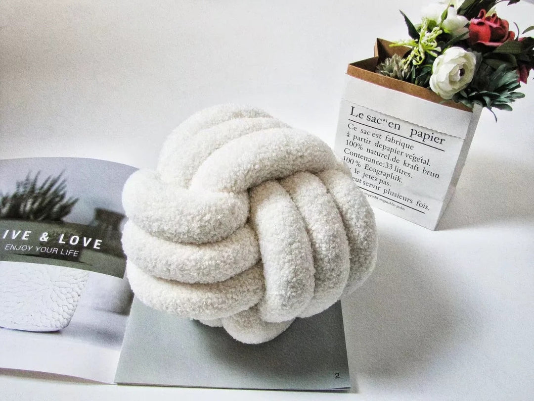 Charming Cotton Knot Pillow 7