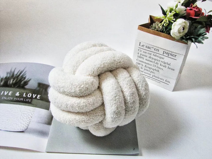 Charming Cotton Knot Pillow 7