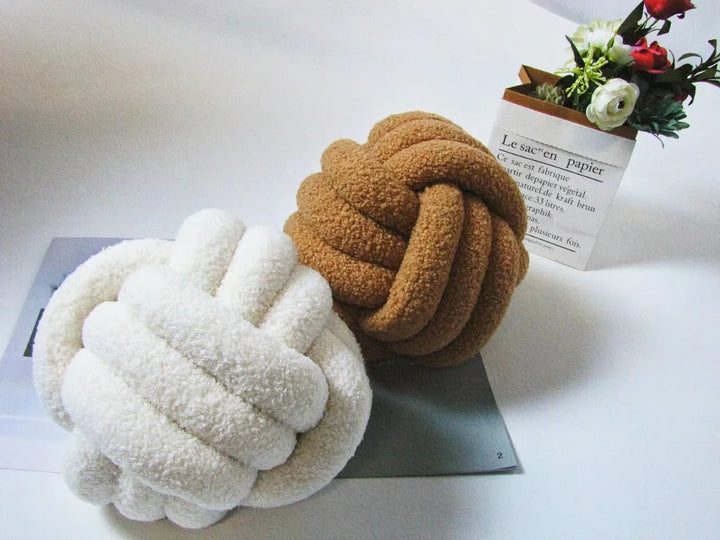 Charming Cotton Knot Pillow 8