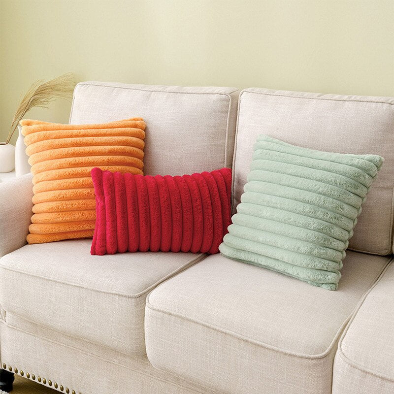 Chic Faux Fur Pillow Cover 5