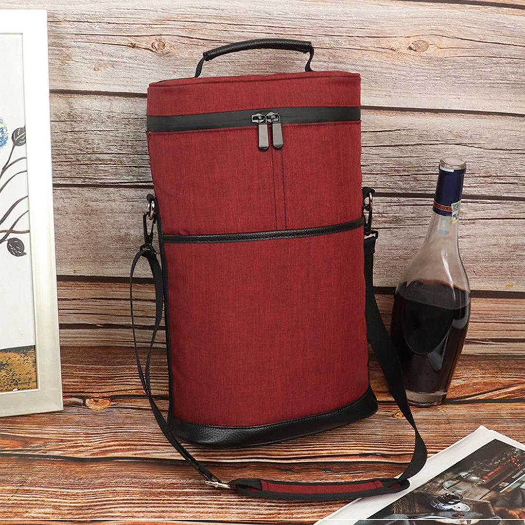 Chic Insulated Wine Tote 1