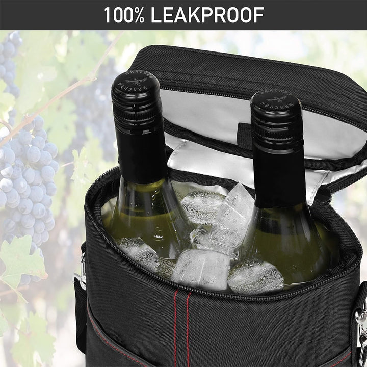 Chic Insulated Wine Tote 4