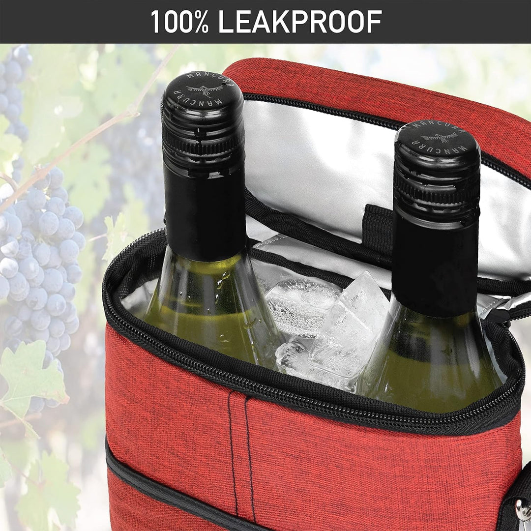 Chic Insulated Wine Tote 9