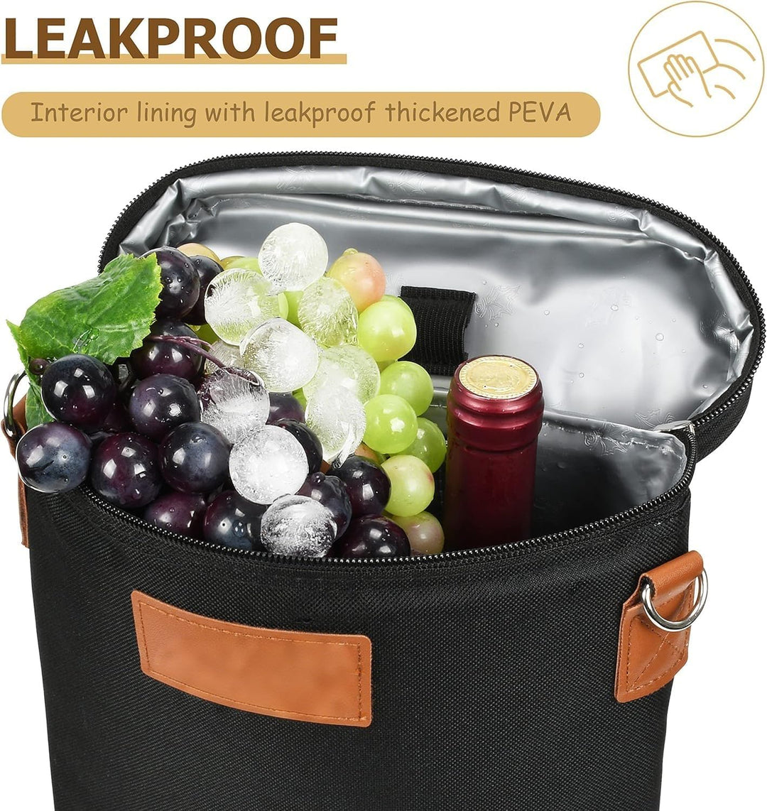 Chic Insulated Wine Tote Bag 2