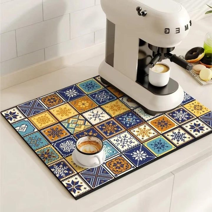 Chic Retro Tile Kitchen Mat 10