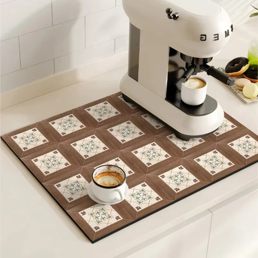 Chic Retro Tile Kitchen Mat 13