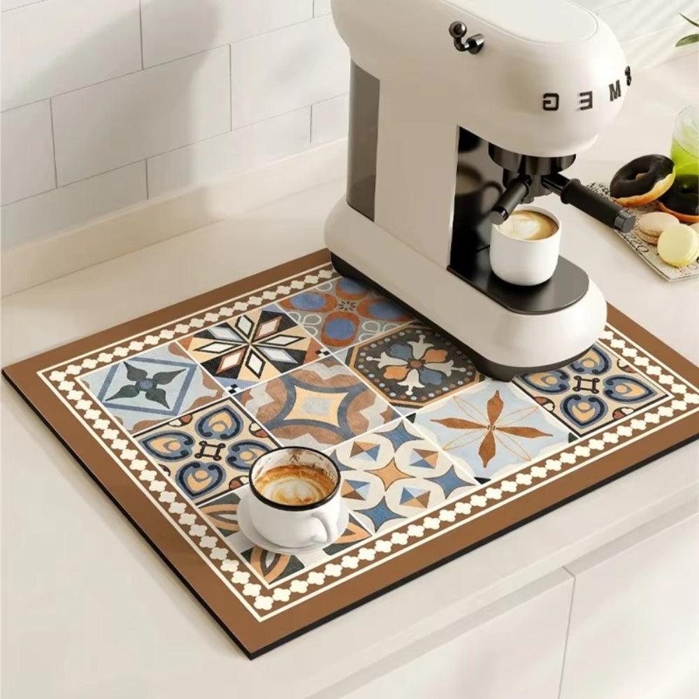 Chic Retro Tile Kitchen Mat 4