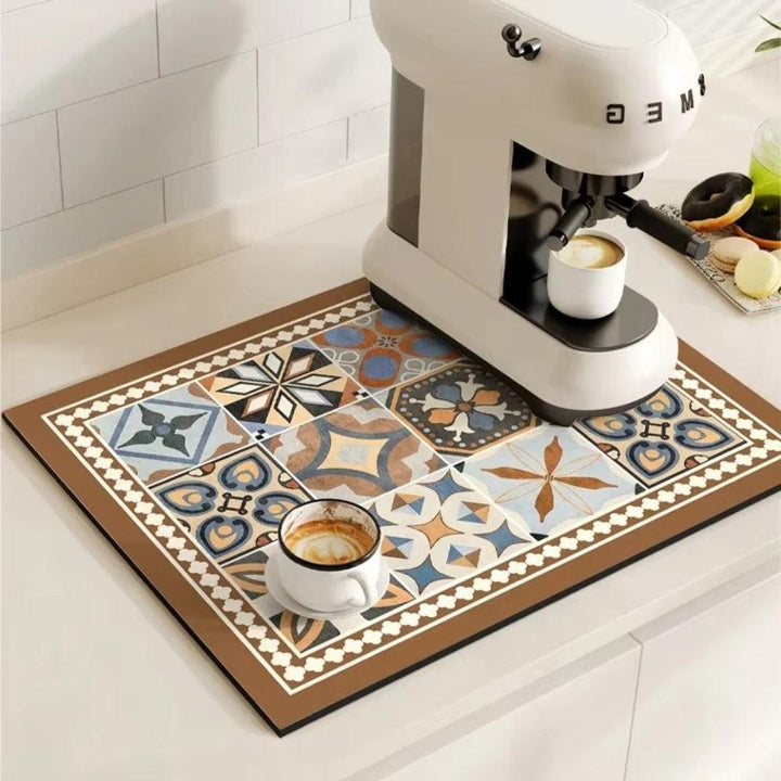 Chic Retro Tile Kitchen Mat 4
